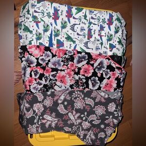 Printed scrub tops